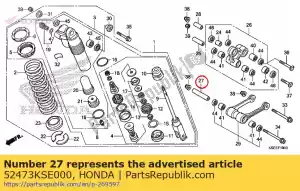 Honda 52473KSE000 colar a, biela - Lado inferior