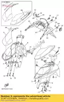 2CMF155500PA, Yamaha, guardabarros, más de 2 yamaha  150 2018 2019 2020, Nuevo