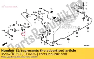 honda 45462HL3600 clamp b, fr. brake hose - Bottom side