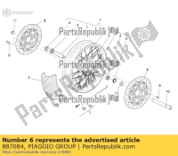 887084, Aprilia, Raggio anteriore, Nuovo