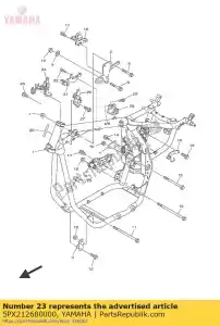 yamaha 5PX212680000 sello - Lado inferior