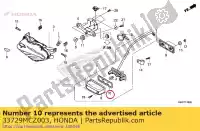 33729MCZ003, Honda, embalagem, lente honda  (d) japan jc61-100 anf cb cbf cbr fmx gl sh vfr vt vtr ww xl 125 250 500 600 650 750 800 900 1000 1200 1300 1800 2002 2003 2004 2005 2006 2007 2008 2009 2010 2011 2012 2013 2017 2018 2019 2020 2021, Novo