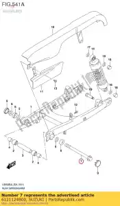 Suzuki 6121124B00 albero, rr swgarm - Il fondo