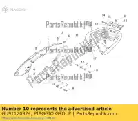 GU91120924, Piaggio Group, entretoise 9x18x24 moto-guzzi breva breva v ie norge norge polizia berlino sport zgulps01, zgulpt00, zgulps03 850 1100 1200 2005 2006 2007 2008 2016 2017, Nouveau