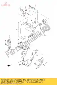 yamaha 1B3843001100 headlight assy - Bottom side