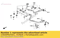 Aqui você pode pedir o comp. Refrigerador, óleo em Honda , com o número da peça 15600MGY641: