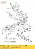 47703070, KTM, G?owica cylindra ktm lc2 sting 125 1996 1997 1998, Nowy