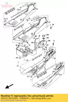 3DX217810000, Yamaha, emblema 1 yamaha fz fzr genesis 750 1000, Nuovo