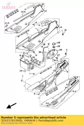 Aquí puede pedir emblema 1 de Yamaha , con el número de pieza 3DX217810000: