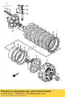 2144116711, Suzuki, plaat, koppeling suzuki rg gamma c rgv  fc 3 f rg250f rg250cffc rgv250 250 , Nieuw