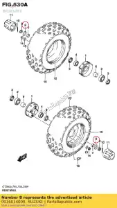 Suzuki 0916014009 arruela 14,5x29x - Lado inferior