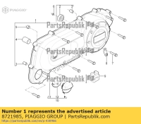 8721985, Aprilia, couvercle de transmission, Nouveau