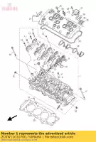 2CRW11010700, Yamaha, testata del cilindro yamaha yzf r 1000 2015, Nuovo