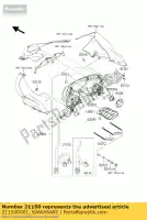 211500001, Kawasaki, cord-assy,head lamp kawasaki zx10r ninja c  zx 10rr 10r 1000 , New