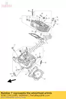 3D8111011000, Yamaha, conjunto de cabeça de cilindro yamaha xvs 1300 2007 2008 2009 2010, Novo