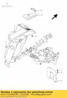 6311116G00291, Suzuki, spatbord, achter voor suzuki sv 650 1000 2003, Nieuw