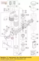 50180773SA2, KTM, monoshock bottom part cpl. husqvarna ktm  rally 450 2015 2016 2017, New