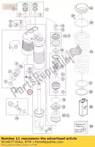 ktm 50180773SA2 monoshock dolna cz??? kpl. - Dół