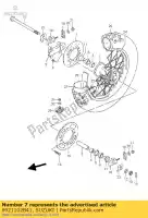 6921102B41, Suzuki, disque, frein arrière suzuki rm  l rm80 rm85 sw lw 85 80 , Nouveau