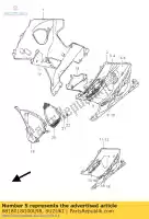 6818018G00LR8, Suzuki, ensemble de ruban, capot m suzuki gsx r1000 1000 , Nouveau