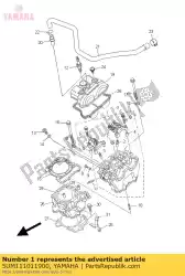 Qui puoi ordinare testata cilindro da Yamaha , con numero parte 5UM111011900: