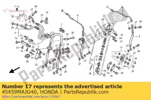 Honda 45459MAJG40 ensemble de bras, deuxième maître - La partie au fond