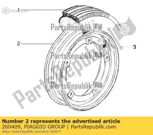 Piaggio Group 260409 roda - Lado inferior