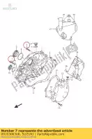 0910306308, Suzuki, bullone, 6x30 suzuki gsx r 1000 2009 2010 2011 2012 2014 2015 2016, Nuovo