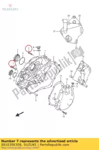 suzuki 0910306308 bullone, 6x30 - Il fondo