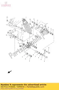 yamaha 5D7F217F0000 mbk m1705002 - Onderkant