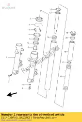 Here you can order the tube outer,l from Suzuki, with part number 5114020FA0: