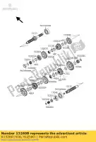 K132601918, Suzuki, engrenage, sortie 2e suzuki vz 1600 2004 2005, Nouveau