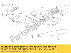 Here you can order the expansion chamber from Piaggio Group, with part number GU03123900: