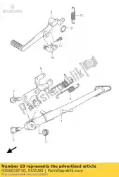 Tutaj możesz zamówić wspornik, powrót od Suzuki , z numerem części 4356035F10:
