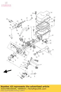 yamaha 5GD148030000 sistema di induzione dell'aria assy - Il fondo