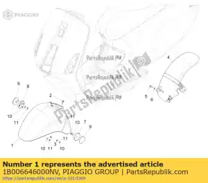 Piaggio Group 1B006646000NV front mudguard - Bottom side