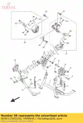 Aquí puede pedir resorte, compresión de Yamaha , con el número de pieza 905011500100: