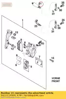 50213129500, KTM, Tubo freno 1190 mm marzocchi ktm  e egs exc mxc six sup super sx 125 200 250 300 360 380 400 440 550 620 1995 1996 1997 1998 2020, Nuovo