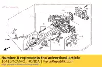 16410MCA642, Honda, conjunto de cuerpo honda gl goldwing a gold wing  gl1800a 1800 , Nuevo