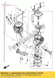 Here you can order the carburetor assy from Yamaha, with part number 3EF149000000: