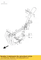 1417042F30, Suzuki, komp. rury, wyd. c suzuki gsx 1400 2005 2006 2007, Nowy