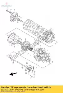 suzuki 2320031300 gruppo vite, frizione - Il fondo
