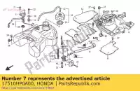 17510HP0A00, Honda, zbiornik komp, paliwo honda trx500fa fourtrax foreman foretrax 500 , Nowy