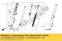 51400MBZG01, Honda, vork ass., r. fr. honda cb 600 2002, Nieuw