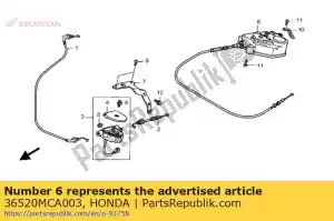 Honda 36520MCA003 actuator assy. - Bottom side