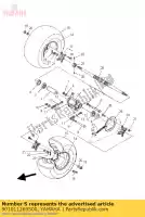 901011269500, Yamaha, ?ruba (3gd) yamaha xv yfm 350 1600 1999 2000 2001 2002 2003 2004 2005 2006 2007, Nowy