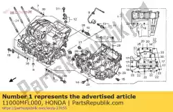 Qui puoi ordinare set carter da Honda , con numero parte 11000MFL000: