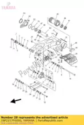 Ici, vous pouvez commander le tige, connexion 1 auprès de Yamaha , avec le numéro de pièce 18P2217F0000: