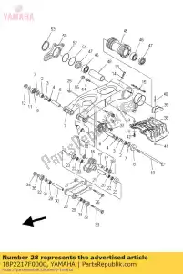 yamaha 18P2217F0000 tige, connexion 1 - La partie au fond