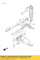 5210011H00019, Suzuki, Conjunto absorvedor, f suzuki lt a 450 2007 2008 2009 2010, Novo